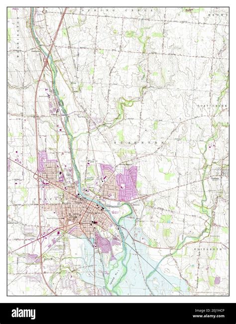 troy ohio map.